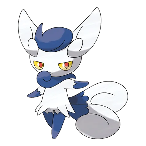 Meowstic (Female)  official artwork