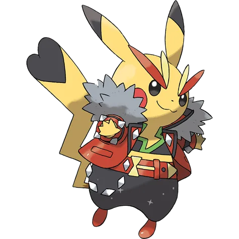 Pikachu Rock Star  official artwork