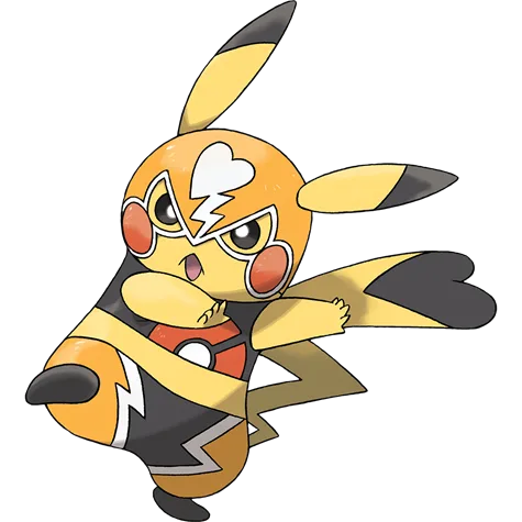 Pikachu Libre Illustrazione ufficiale di 
