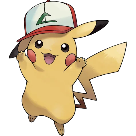 Pikachu (Original Cap)  official artwork