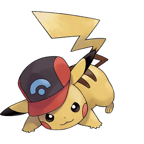 Pikachu (Sinnoh Cap)  official artwork
