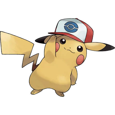 Pikachu (Unova Cap)  official artwork