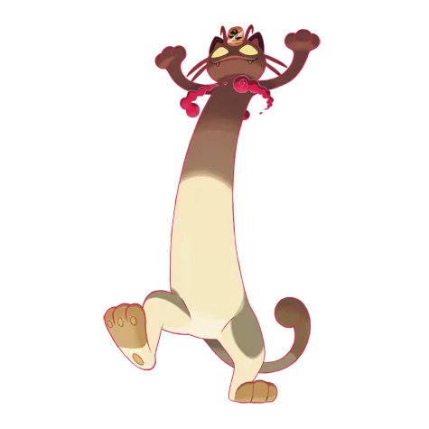 Gigantamax Meowth  official artwork