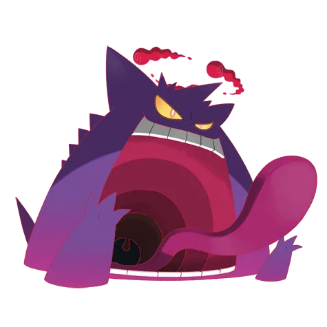 Gigantamax Gengar  official artwork