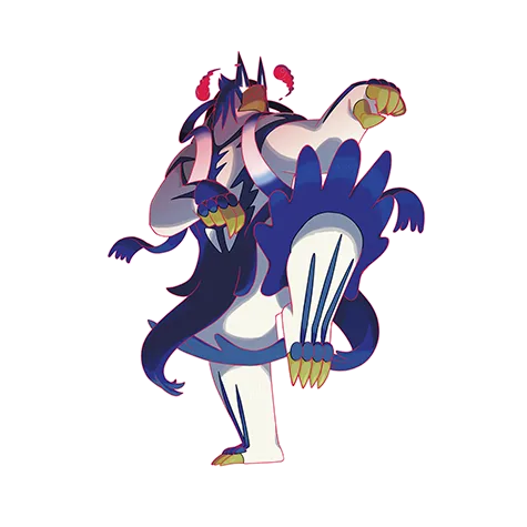 Gigantamax Urshifu (Rapid Strike) Minh họa Pokémon