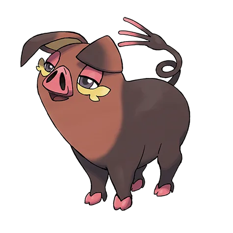 Oinkologne (Female) Minh họa Pokémon