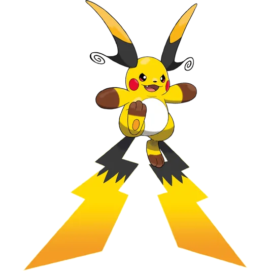 Mega Raichu X  official artwork