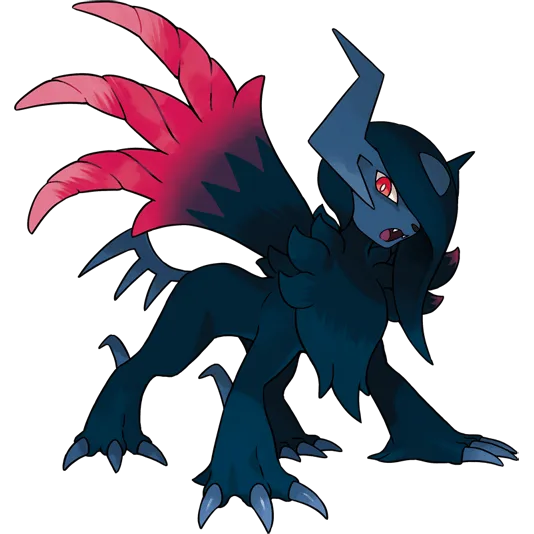 Mega Absol Z  official artwork