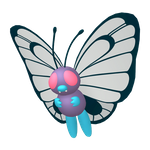 Gigantamax Butterfree  official artwork