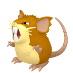 Raticate Illustrazione ufficiale di 