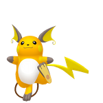 Alolan Raichu  official artwork