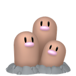 Dugtrio game sprite