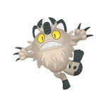 Galarian Meowth  official artwork