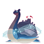 Gigantamax Lapras Illustration officielle de 