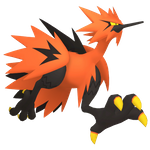 Galarian Zapdos  official artwork