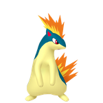 Quilava game sprite