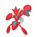 Mega Scizor  official artwork