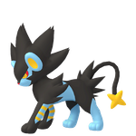 Luxray game sprite