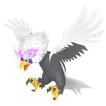 Hisuian Braviary  official artwork