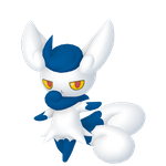 Meowstic (Female)  official artwork