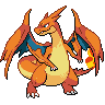 Mega Glurak Y Spiel-Sprite