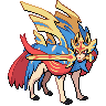 Sprite de Zacian (Crowned Sword)