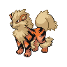 Arcanine game sprite