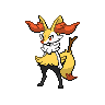 Braixen game sprite