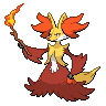 Delphox game sprite